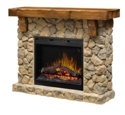 Dimplex Fieldstone Mantel Electric Fireplace- GDS28L8-904ST