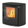 Q Tee 2C Gas Stove With Glass Door In Black -HearthHome 20210 blk gfd big 0167feab cc7c 4020 af23 a5a02af85aeb
