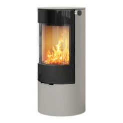 Viva L 100 Gas Stove With Steel Door In Nickel