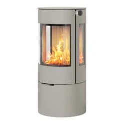 Viva L 100 Gas Stove With Glass Door And Side Glass In Nickel