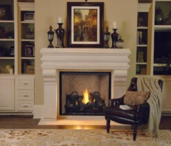 Gemini DLX 45 - 45" Gemini DLX Direct-Vent Fireplace, Top/Rear Combo