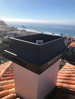 40-C Custom Chimney Shroud -HearthHome 40BR 62Installed 4