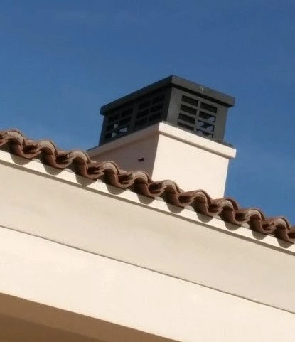 53-C Custom Chimney Shroud 3 53-C Custom Chimney Shroud