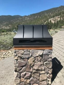 6-C Custom Chimney Shroud -HearthHome 6BK 247Installed 2 1