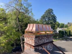 6-K Custom Chimney Shroud -HearthHome 6CopperInstalledOutsideMount a555e1e3 bafb 46a2 ad8f d16afc83f7bc