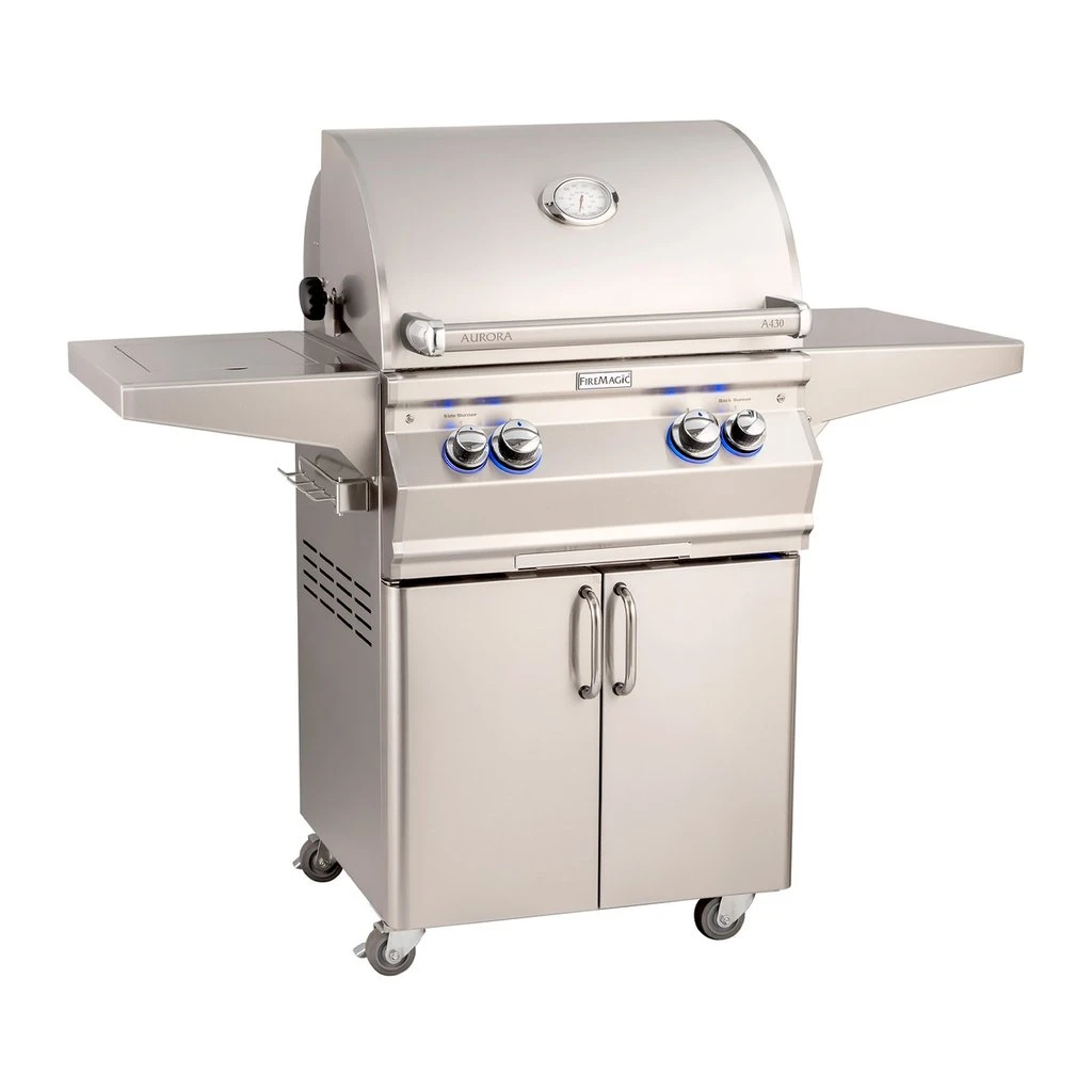 A430s Portable Grills With Analog Thermometer & Flush Mounted Single Side Burner (-62) 3 A430s Portable Grills With Analog Thermometer & Flush Mounted Single Side Burner (-62)