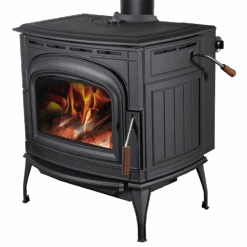 Ashford 30.2 Wood Stove Body In Metallic Black