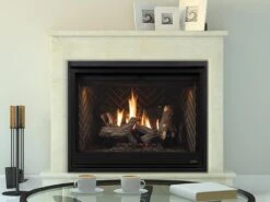 Altair DLX 40 - 40" Altair DLX Direct-Vent Fireplace, Top/Rear Combo