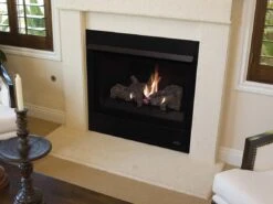 Aries 33 - 33" Aries Direct-Vent Fireplace, Top Or Rear Vent