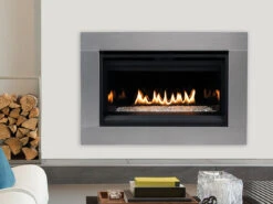 Compass DLX 35 - 35" Linear Direct-Vent Fireplace