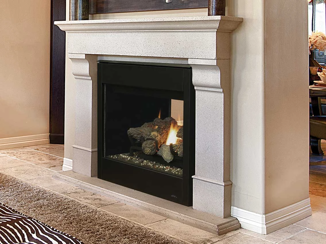 Eros 35ST - 35" Eros Direct-Vent Fireplace, Top/Rear Combo, See-Through, Louvered 4 Eros 35ST - 35" Eros Direct-Vent Fireplace, Top/Rear Combo, See-Through, Louvered - Image 2