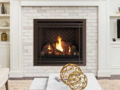 Gemini DLX 35 - 35" Gemini DLX Direct-Vent Fireplace, Top/Rear Combo