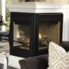 Libra 40PF - 40" Libra Direct Vent Gas Fireplace, Top/Rear Combo, Peninsula, Louverless -HearthHome Astria dvfp Libra PFMulti PD 1136x852 1