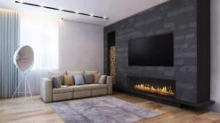 Heatilator Crave Front Facing Gas Fireplace Series -HearthHome Crave60 GettyImages 151573744 openwall tif