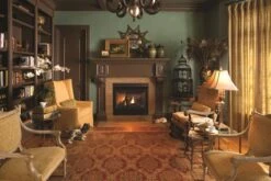 Gemini 45 - 45" Gemini Direct-Vent Fireplace, Top/Rear Combo