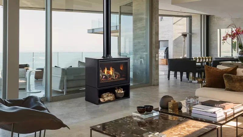 Supreme Freestanding 30" Indoor Gas Fireplace 4 Supreme Freestanding 30" Indoor Gas Fireplace - Image 2