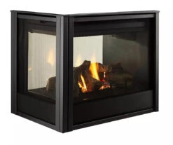 Pier Three-Sided Gas Fireplace