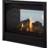 Heatilator See-Through 36 Gas Fireplace -HearthHome HTI ST DV36IN blackmetal and Logs 338be4e8 c204 485a 8f2a 5b333b6582fa