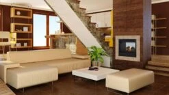 Heatilator See-Through 36 Gas Fireplace -HearthHome HTI ST DV36IN Firescreenfront ALT logs BlackGlassIntPanel 777960dd b4b8 41bd 9e84 1ed21998896f