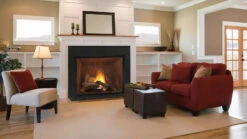 Heatilator Heirloom Gas Fireplace Series -HearthHome HTL Heirloom50 FScabinet Herringbone room tif