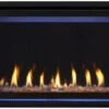Heatilator Rave Gas Fireplace Series -HearthHome HTL Rave 42 CFT BK Crystal ReflectPanels so LAYERED tif