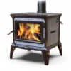 MANSFIELD - Model 8013 MANSFIELD TruHybridTM POL STONE/BROWN ENAMEL CAST -HearthHome Hearthstone Mansfield Stove Pic 2 800x800 1