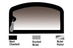 Striker S160 - Optional Accessories - Arch Faceplates- Nickel- ARCH-FP-N-SM