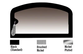 Performer S210 - Optional Accessories - Arch- Brushed Nickel Faceplate- ARCH-FP-N-SM 3 Performer S210 - Optional Accessories - Arch- Brushed Nickel Faceplate- ARCH-FP-N-SM