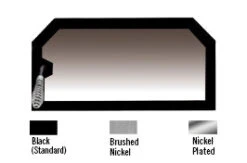 Striker S160 - Optional Accessories - Traditional Faceplates- Brushed Nickel- TRAD-FP-BN-SM