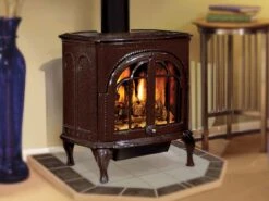 Serefina - Direct-Vent Freestanding Gas Stove- Majolica Brown- CI1504DVF
