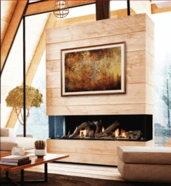 Enclave 72" Bay Peninsula Linear Direct Vent Fireplace W/Glass Safety Barrier -Unit -HearthHome Marquis Enclave 3 d34420c3 496d 4a7d 8b02 01e025c2b689