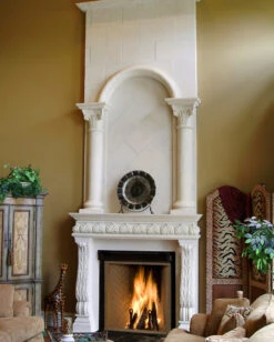 Fireplace Body - Includes Guillotine Door And Screen - Fireplace Body -HearthHome Overmantle2 v1.2 820x1024 1