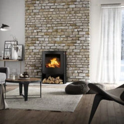 Q Tee 2C Gas Stove With Classic Door In Black -HearthHome RAIS Q Tee 2 C 1 3d116584 1ea6 40a4 b8a4 40072fdbd785