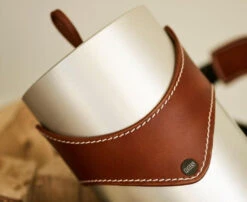 05- Lighting For Fire Starters, Matches, Etc. With Brown Leather