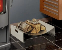 Wood Holder - Stainless Steel