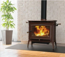 Hearthstone Manchester- Model 8362 Wood Burning Stove In Brown Enamel -HearthHome RockyMountainStove 1993 2019.08.06 70781.1565112235