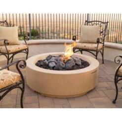 Louvre Round Fire Pit * -HearthHome Round Louvre Fire Pit 686 AFD Lifestyle
