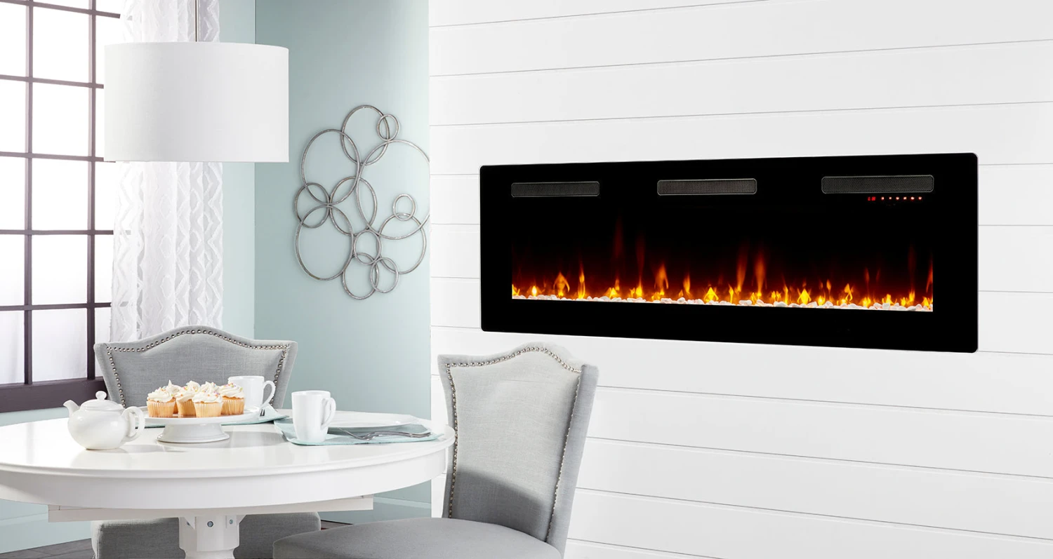 Dimplex Sierra 60" Wall/Built-In Linear Fireplace- SIL60 4 Dimplex Sierra 60" Wall/Built-In Linear Fireplace- SIL60 - Image 2