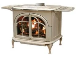 Serefina - Direct-Vent Freestanding Gas Stove- Ivory White- CI2508DVF