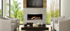 Serene 47" Zero Clearance Direct Vent Gas Fireplace - Unit -HearthHome Serene 47 living 1500x658 1