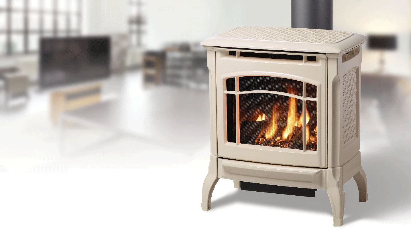 STOWE DIRECT VENT- Model 8325 STOWE 5: NOVA DV (NG) - OYSTER ENAMEL 4 STOWE DIRECT VENT- Model 8325 STOWE 5: NOVA DV (NG) - OYSTER ENAMEL - Image 2