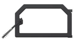 Striker S160 - Wood-Burning Freestanding Stove, Traditional Door- S160TGL -HearthHome Traditional Door Black