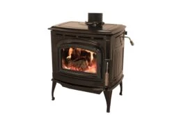 Ashford 20.2 Wood Stove Body In Chestnut Brown Porcelain Enamel