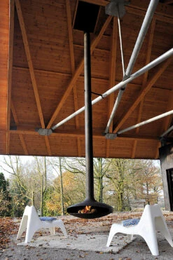 Outdoor Wood Fireplaces - GYROFOCUS -HearthHome cheminee contemporaine gyrofocus outdoor parc olhain2