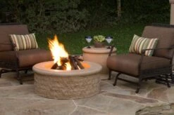 Chiseled Fire Pit * -HearthHome chiseled firepit lifestyle