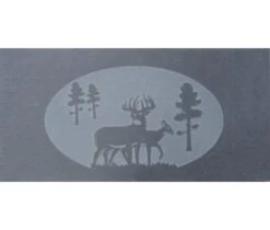Deer Decorative Slate Tile For P68 Pellet Stove- 3-43-06731-2