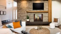 Escape See-Through Gas Fireplace -HearthHome img pdp escape see through room shot 01 jpg