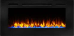 60" Allusion Recessed Linear Electric Fireplace- SF-ALL60-BK