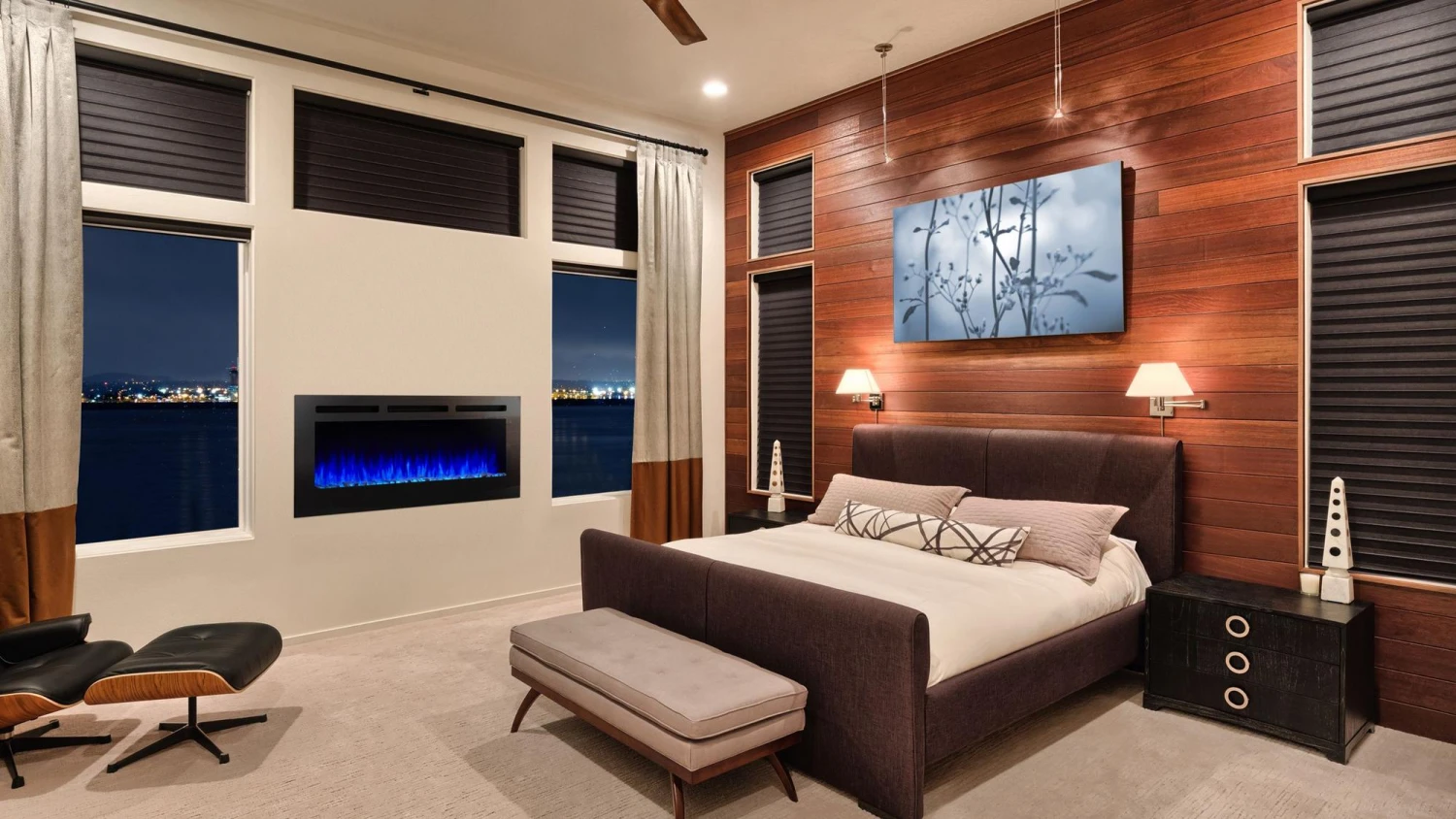 40" Allusion Recessed Linear Electric Fireplace- SF-ALL40-BK 6 40" Allusion Recessed Linear Electric Fireplace- SF-ALL40-BK - Image 4