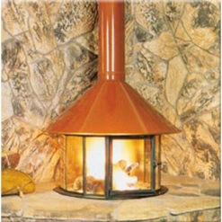 Imperial Carousel Woodburning Fireplace- Porcelain